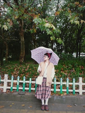 「GU（ジーユー）のアイテム（雑貨/ホビー）」を使った、evenさん（レディース・158cm）の秋コーディネート
