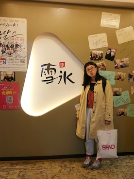 「PAR ICI」｜「アイテム（ステンカラーコート）」を使った、evenさん（レディース・158cm）の秋コーディネート