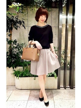 「La TOTALITE（ラトータリテ）のアイテム」を使った、La TOTALITE Yokohamaさん（レディース・164cm）の春コーディネート