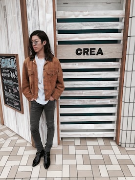 「Saint Laurent」｜「アイテム（ブルゾン）」を使った、matsu1993さん（メンズ・175cm）の秋コーディネート