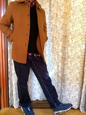 「EDIFICE（エディフィス）のアイテム（その他アウター）」を使った、かずさん（メンズ・171cm）の春コーディネート
