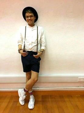 「アイテム（バングル/リストバンド）」を使った、Marmarsさん（メンズ・176cm・20代）の春コーディネート