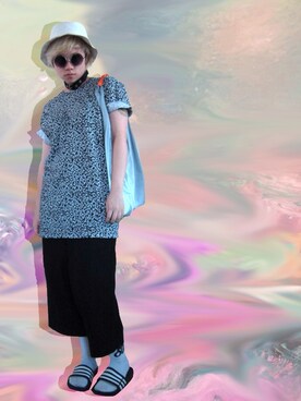 「ISSUE（イシュー）のアイテム」を使った、dawn ⚡️ chanさん（レディース・168cm）の夏コーディネート