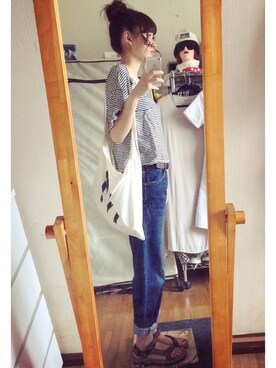 m.さん(レディース・163cm)の夏コーディネート