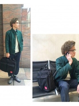 「Manhattan Portage」｜Taishiさん（メンズ・170cm）の冬コーディネート