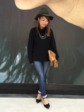 「hat」｜sicaさん（レディース・150cm）の秋コーディネート
