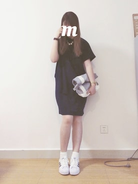 「LE SOUK（ルスーク）のアイテム（バッグ）」を使った、m♡さん（レディース・167cm）の夏コーディネート