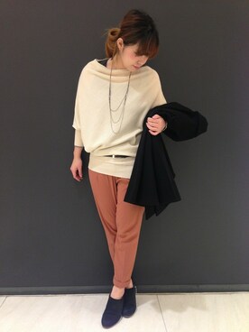 MIKARIさん（レディース・159cm）の秋コーディネート