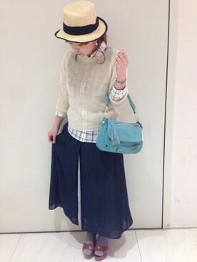 MIKARIさん（レディース・159cm）の春コーディネート