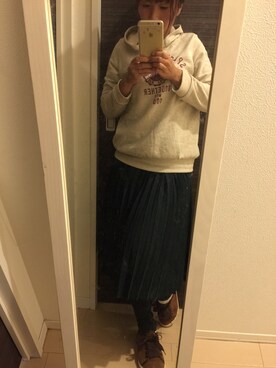 まぁこさん（レディース・154cm）の秋コーディネート