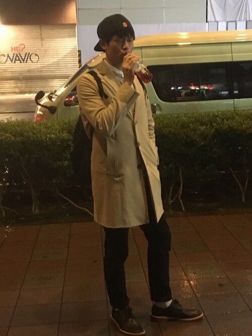 ラガーマン Edificeのチェスターコートを使ったコーディネート Wear