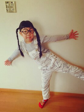 ミニーさん（キッズ・122cm）の春コーディネート