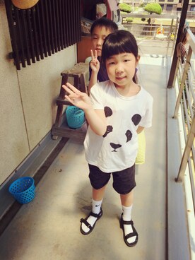 ミニーさん（キッズ・121cm）の春コーディネート