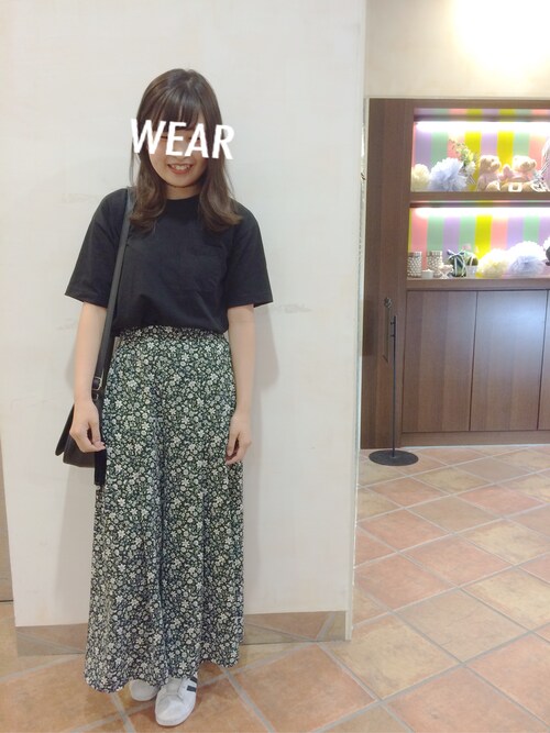 東京ウェディング ブライダル専門学校 Guのwomen ガウチョパンツ ワイドパンツを使ったコーディネート Wear