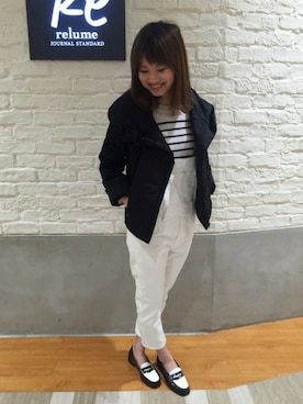 relume 博多店 スタッフAさん(レディース・158cm)の冬コーディネート