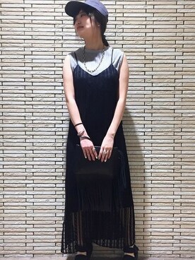 relume 博多店 スタッフAさん（レディース・158cm）の春コーディネート