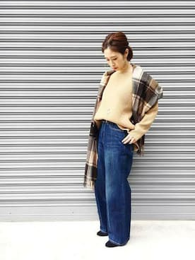 「relume」｜relume 博多店 スタッフAさん（レディース・160cm）の秋コーディネート