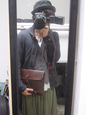 「家」｜「アイテム（その他アウター）」を使った、Re：sasaさん（メンズ・175cm）の秋コーディネート