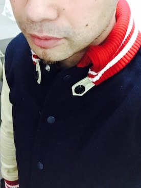 「BEAMS（ビームス）のアイテム（ステンカラーコート）」を使った、康康さん（メンズ・170cm）の秋コーディネート