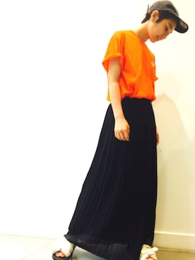 Miyu Iwasakiさん(レディース・160cm)の夏コーディネート