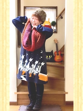 「アイテム（その他トップス）」を使った、すうちゃん🐧ScoLarさん（レディース・142cm）の冬コーディネート