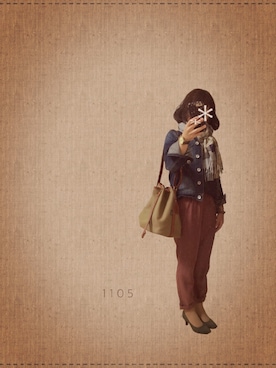 「BRADY」｜「アイテム（アナログ腕時計）」を使った、je  .さん（レディース・150cm）の秋コーディネート