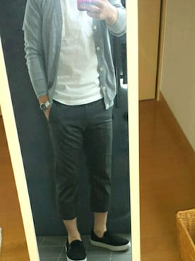 「BASECONTROL（ベースコントロール）のアイテム（シューズ）」を使った、クリフジさん（メンズ・163cm）の春コーディネート