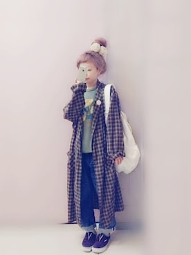 もにこ。さん（レディース・150cm）の春コーディネート