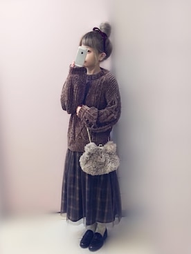 もにこ。さん（レディース・150cm）の秋コーディネート