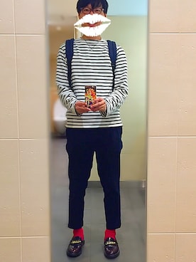 「体育の日」｜ガキ( ´ϖ｀)ぽよさん（メンズ・175cm）の秋コーディネート