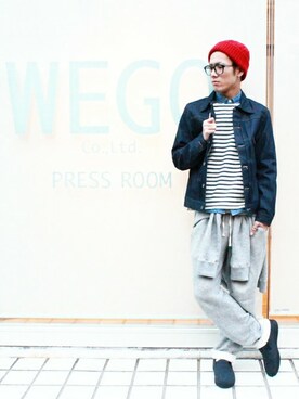 WEGOさん（メンズ・169cm）の秋コーディネート