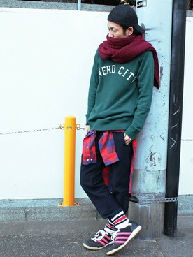 WEGOさん（メンズ・168cm）の冬コーディネート