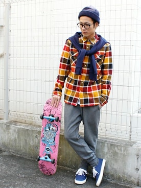 WEGOさん（メンズ・168cm）の冬コーディネート