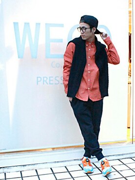 WEGOさん（メンズ・168cm）の冬コーディネート