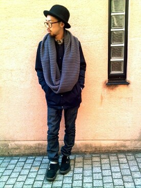 WEGOさん(メンズ・172cm)の冬コーディネート