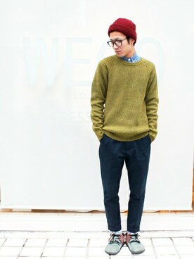 WEGOさん(メンズ・168cm)の冬コーディネート
