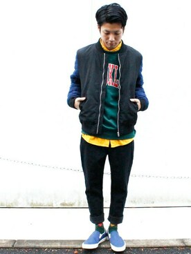 WEGOさん（メンズ・168cm）の冬コーディネート