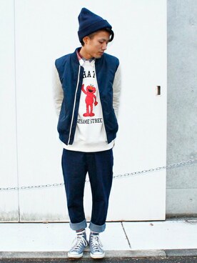 WEGOさん(メンズ・168cm)の冬コーディネート