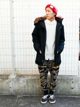 WEGOさん（メンズ・168cm）の冬コーディネート