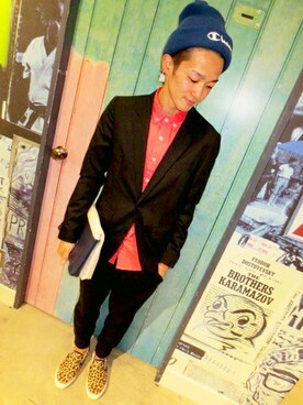 WEGOさん（メンズ・166cm）の冬コーディネート