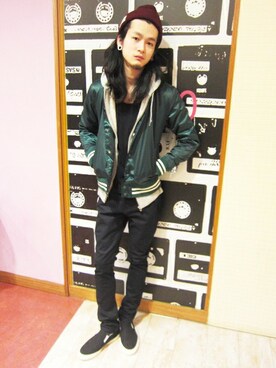 WEGOさん（メンズ・175cm）の冬コーディネート