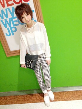 WEGOさん(レディース・154cm)の冬コーディネート