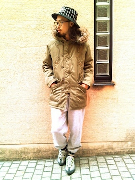 WEGOさん(メンズ・171cm)の冬コーディネート