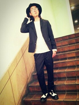 WEGOさん(メンズ・176cm)の冬コーディネート