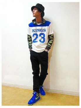 WEGOさん(メンズ・183cm)の春コーディネート