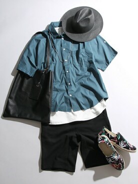 WEGOさん（メンズ・175cm）の夏コーディネート