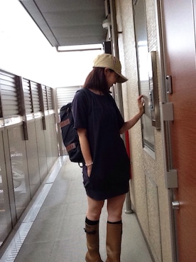 「patagonia」｜「アイテム（レインシューズ）」を使った、Mkさん（レディース・159cm）の夏コーディネート