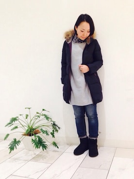 kuboさん（レディース・162cm）の冬コーディネート