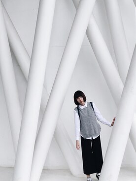 「planet（planet）のアイテム（パンツ）」を使った、hsuanさん（レディース・160cm）の冬コーディネート