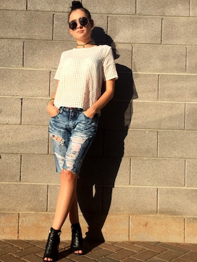 「ARIZONA」｜「アイテム（アクセサリー）」を使った、Roseangel  🌹👼🏽さん（レディース・157cm）の夏コーディネート